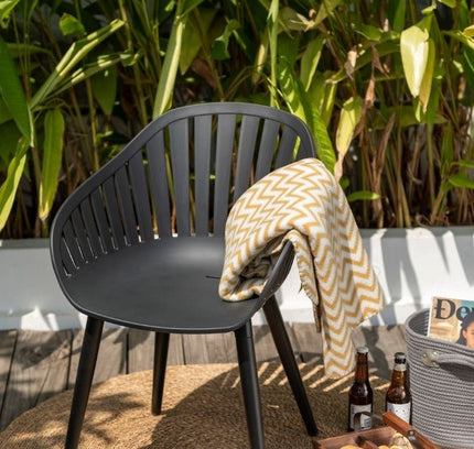 Nassau Resin and Aluminum Chairs - 4 Piece