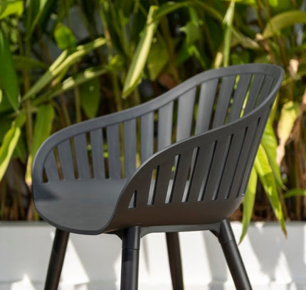 Nassau Resin and Aluminum Chairs - 4 Piece