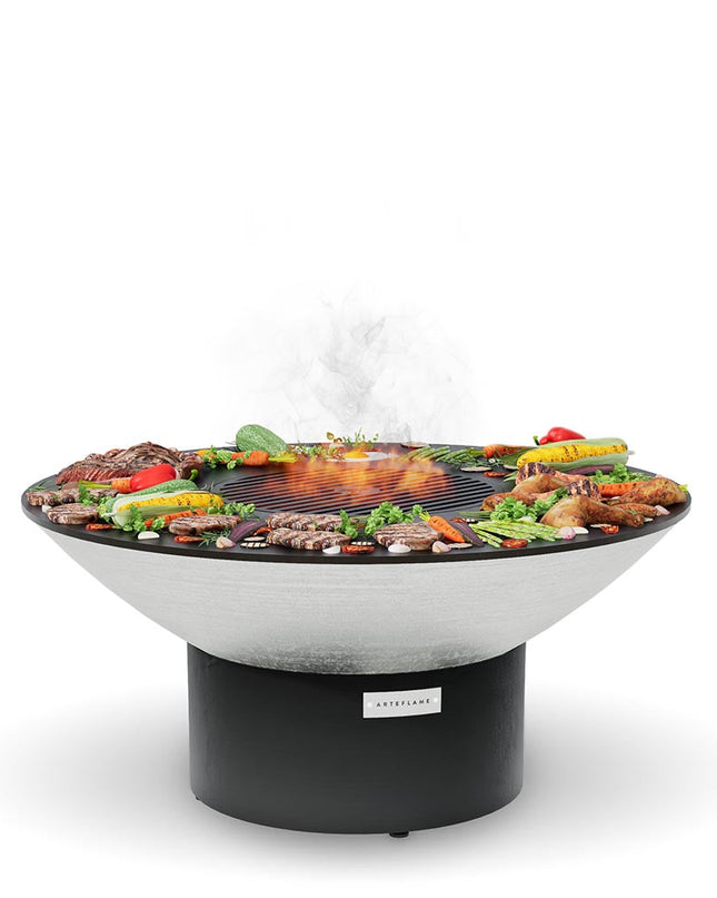 Arteflame XXL 40" Platinum Edition Fire Pit With Grill Cooktop