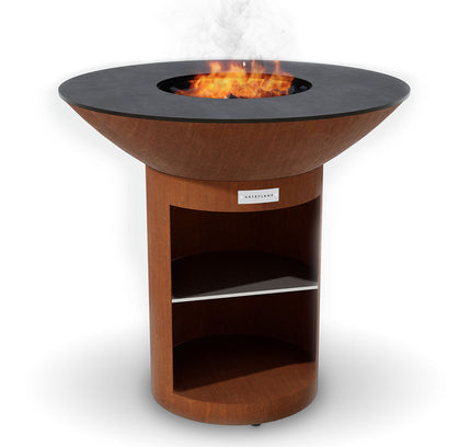 Arteflame Classic 40″ — Storage Base Flat-Top Grill & Fire Bowl (CORTEN Steel)