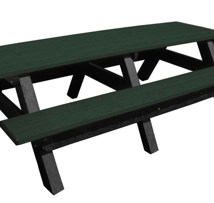 Deluxe 8′ Recycled Plastic Picnic Table for Eco-Friendly Outdoor Seating
