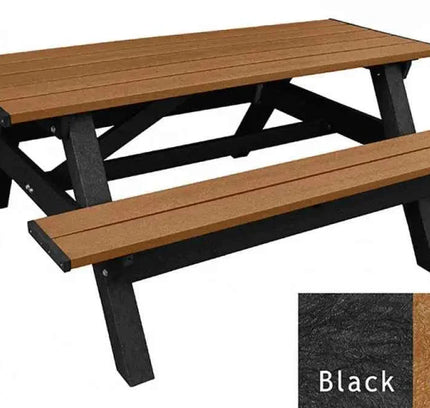 Deluxe Picnic Table – 6′ Durable Recycled Plastic Outdoor Seating