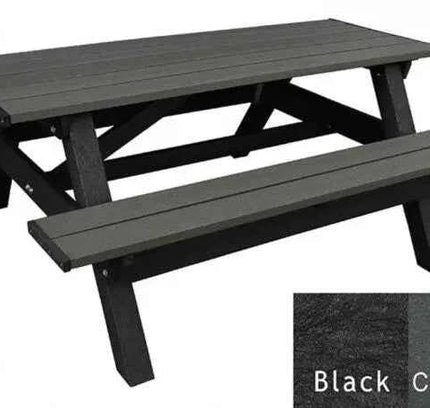Deluxe Picnic Table – 6′ Durable Recycled Plastic Outdoor Seating