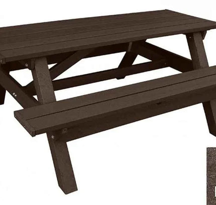 Deluxe Picnic Table – 6′ Durable Recycled Plastic Outdoor Seating