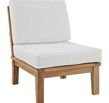 Patio Elegance Marina Teak Outdoor Seating Set - 10-Piece Modway Collection