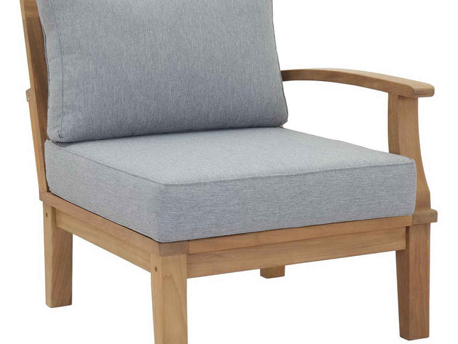 Patio Elegance Outdoor Lounge Set - Marina 9-Piece Teak Collection by Modway