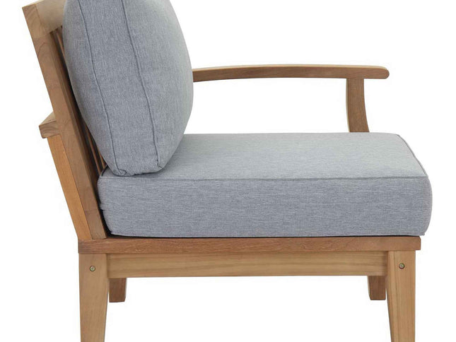 Patio Elegance Outdoor Lounge Set - Marina 9-Piece Teak Collection by Modway