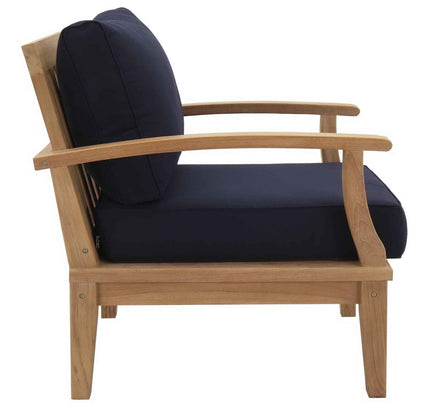 Patio Elegance Outdoor Lounge Set - Marina 9-Piece Teak Collection by Modway