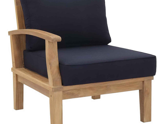 Patio Elegance Outdoor Lounge Set - Marina 9-Piece Teak Collection by Modway