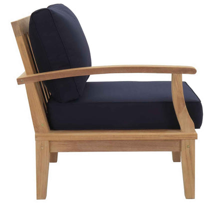 Patio Elegance Outdoor Lounge Set - Marina 9-Piece Teak Collection by Modway