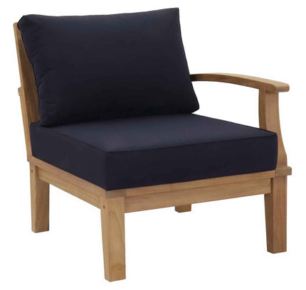 Patio Elegance Outdoor Lounge Set - Marina 9-Piece Teak Collection by Modway