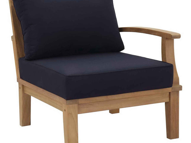 Patio Elegance Outdoor Lounge Set - Marina 9-Piece Teak Collection by Modway