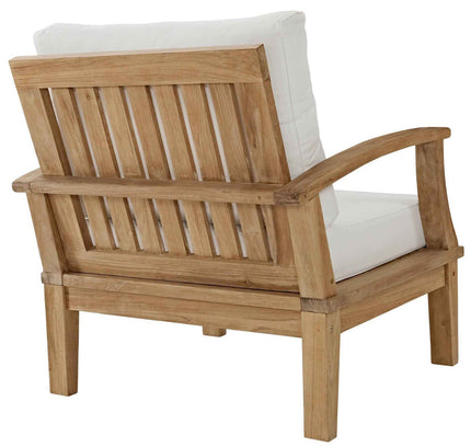 Patio Elegance Outdoor Lounge Set - Marina 9-Piece Teak Collection by Modway