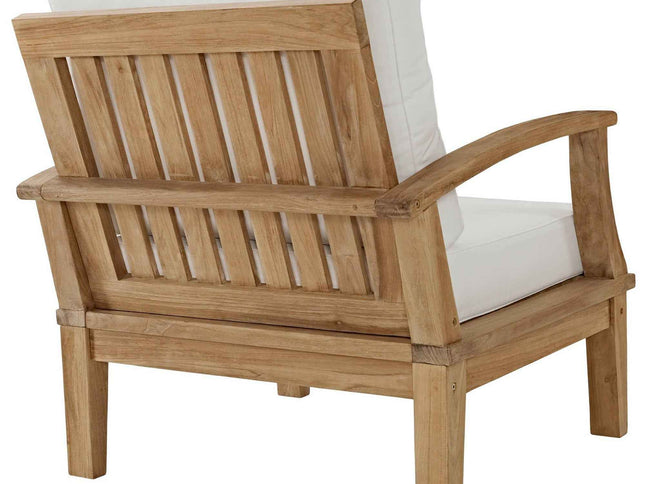 Patio Elegance Outdoor Lounge Set - Marina 9-Piece Teak Collection by Modway