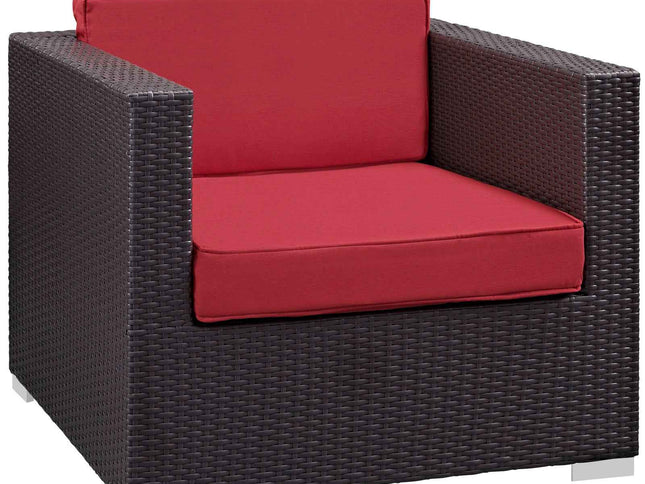 Modway Convene Outdoor Sectional Set - 5-Piece Patio Furniture for Ultimate Comfort