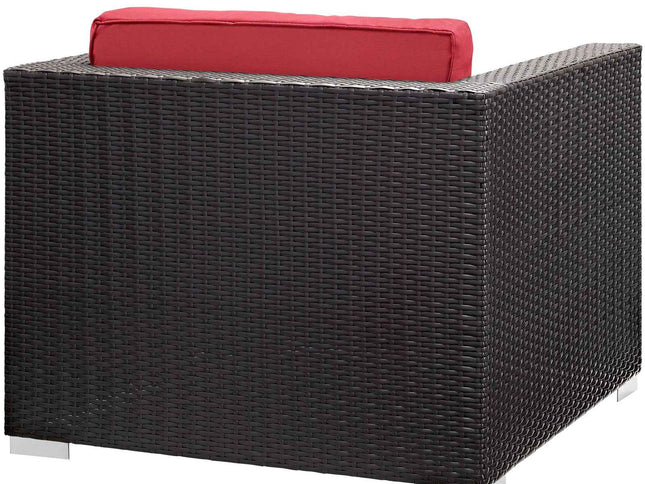 Modway Convene Outdoor Sectional Set - 5-Piece Patio Furniture for Ultimate Comfort