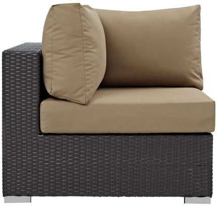 Patio Elegance Outdoor Sectional Set - 10-Piece Convene Lounge Set by Modway