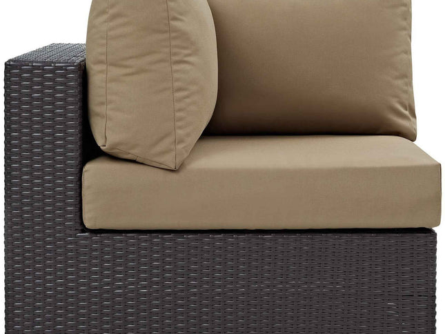 Patio Elegance Outdoor Sectional Set - 10-Piece Convene Lounge Set by Modway