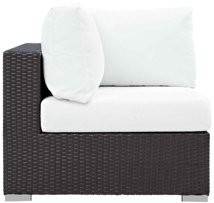 Patio Elegance Outdoor Sectional Set - 10-Piece Convene Lounge Set by Modway