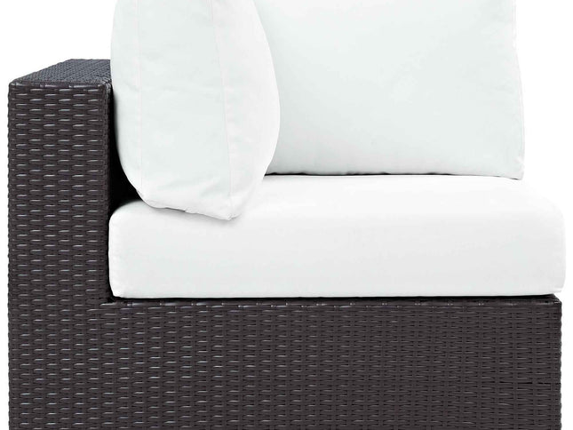 Patio Elegance Outdoor Sectional Set - 10-Piece Convene Lounge Set by Modway