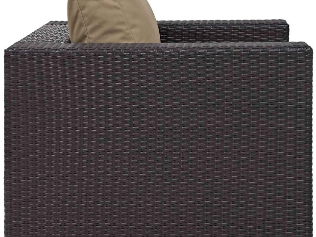 Patio Elegance Outdoor Sectional Set - 10-Piece Convene Lounge Set by Modway