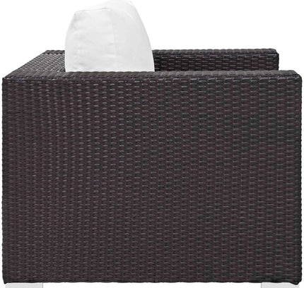 Patio Elegance Outdoor Sectional Set - 10-Piece Convene Lounge Set by Modway