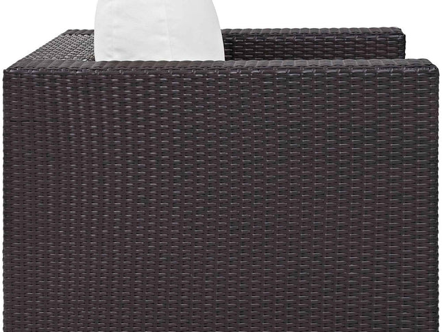 Patio Elegance Outdoor Sectional Set - 10-Piece Convene Lounge Set by Modway