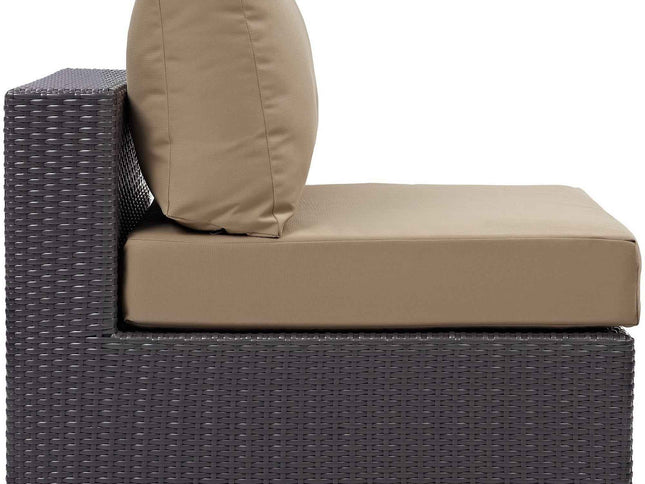 Patio Elegance Outdoor Sectional Set - 10-Piece Convene Lounge Set by Modway