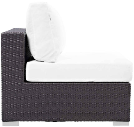 Patio Elegance Outdoor Sectional Set - 10-Piece Convene Lounge Set by Modway