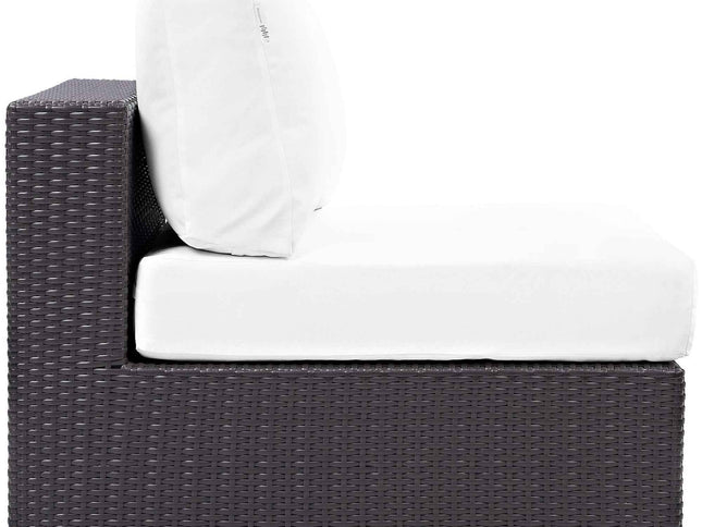 Patio Elegance Outdoor Sectional Set - 10-Piece Convene Lounge Set by Modway