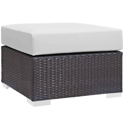 Patio Elegance Outdoor Sectional Set - 10-Piece Convene Lounge Set by Modway