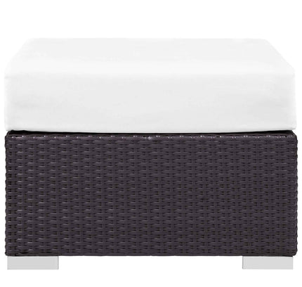 Patio Elegance Outdoor Sectional Set - 10-Piece Convene Lounge Set by Modway