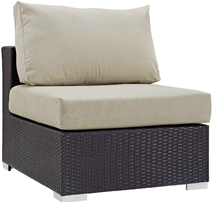 Patio Elegance Outdoor Sectional Set - 10-Piece Convene Lounge Set by Modway