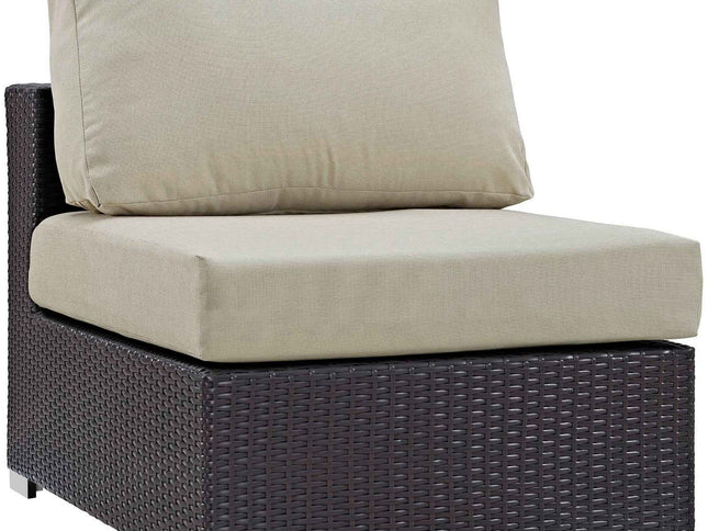 Patio Elegance Outdoor Sectional Set - 10-Piece Convene Lounge Set by Modway
