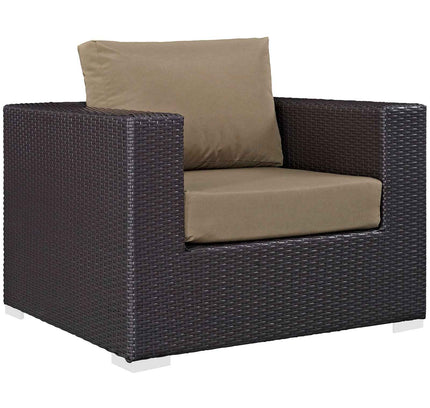 Patio Elegance Outdoor Sectional Set - 10-Piece Convene Lounge Set by Modway