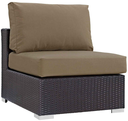 Patio Elegance Outdoor Sectional Set - 10-Piece Convene Lounge Set by Modway