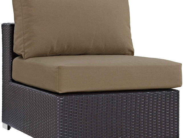 Patio Elegance Outdoor Sectional Set - 10-Piece Convene Lounge Set by Modway