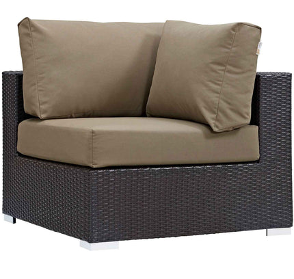 Patio Elegance Outdoor Sectional Set - 10-Piece Convene Lounge Set by Modway