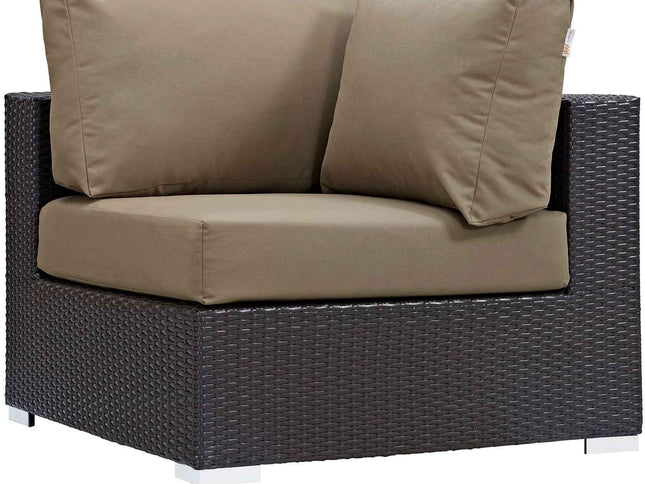 Patio Elegance Outdoor Sectional Set - 10-Piece Convene Lounge Set by Modway