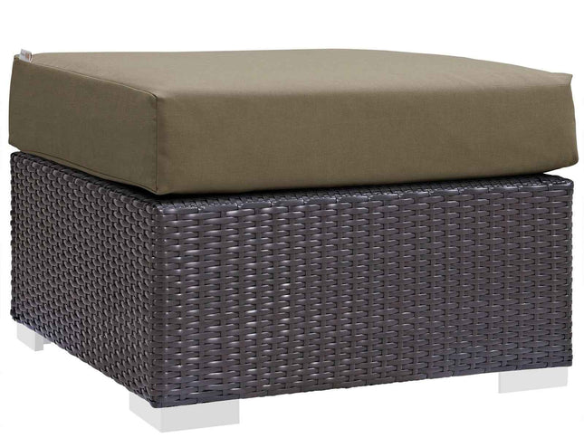 Patio Elegance Outdoor Sectional Set - 10-Piece Convene Lounge Set by Modway