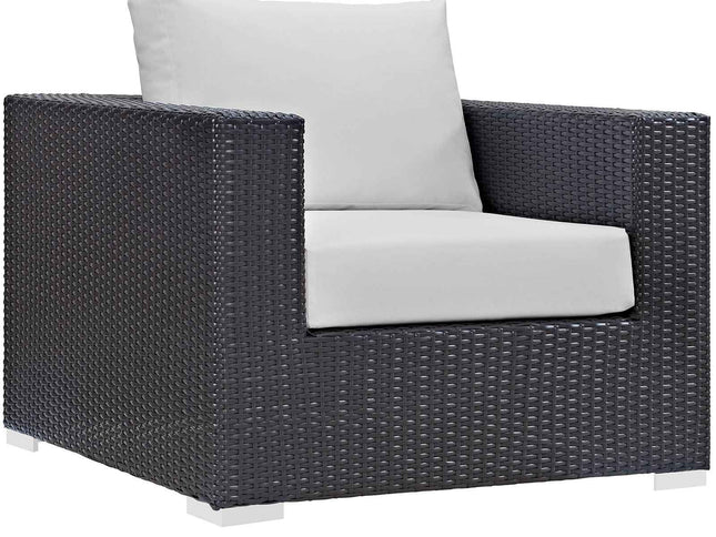 Patio Elegance Outdoor Sectional Set - 10-Piece Convene Lounge Set by Modway