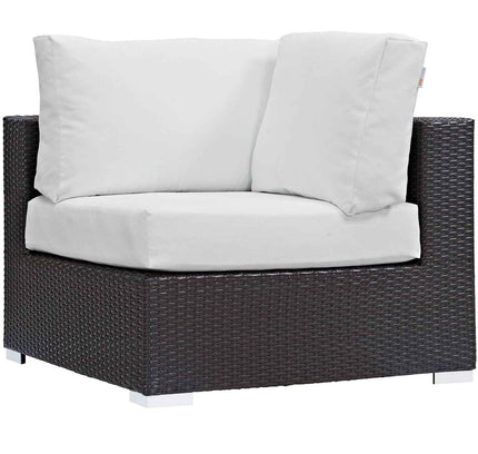 Patio Elegance Outdoor Sectional Set - 10-Piece Convene Lounge Set by Modway