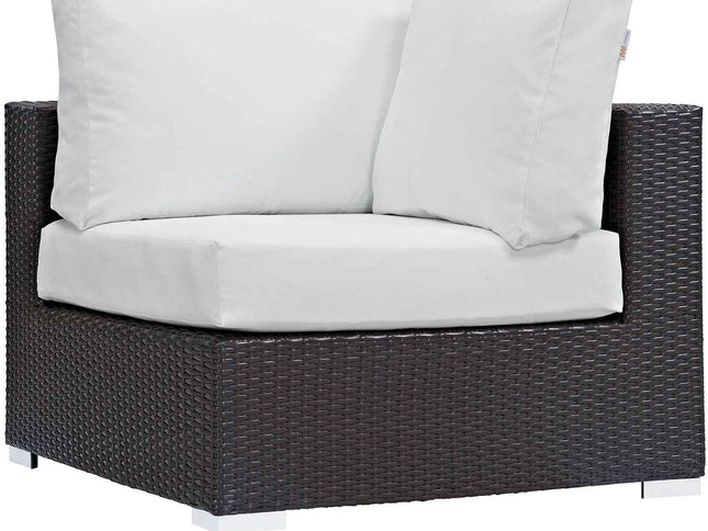 Patio Elegance Outdoor Sectional Set - 10-Piece Convene Lounge Set by Modway