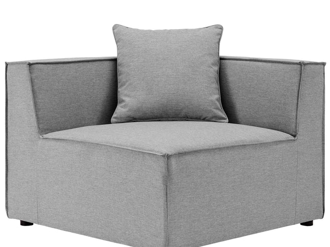 Patio Elegance Sectional Sofa - Saybrook 8-Piece Outdoor Upholstered Sofa by Modway