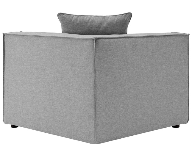 Patio Elegance Sectional Sofa - Saybrook 8-Piece Outdoor Upholstered Sofa by Modway