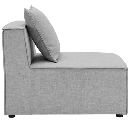 Patio Elegance Sectional Sofa - Saybrook 8-Piece Outdoor Upholstered Sofa by Modway
