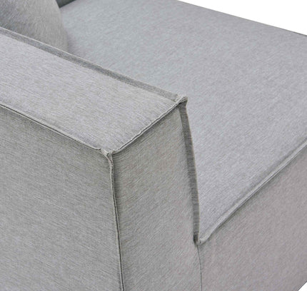 Patio Elegance Sectional Sofa - Saybrook 8-Piece Outdoor Upholstered Sofa by Modway