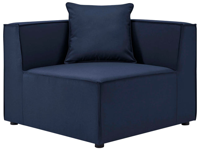 Patio Elegance Sectional Sofa - Saybrook 8-Piece Outdoor Upholstered Sofa by Modway