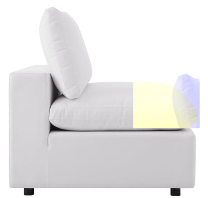 Patio Elegance Outdoor Sectional Sofa Set by Modway – Stylish 5-Piece Furniture for Patios