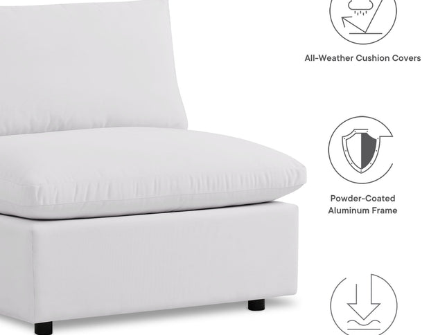 Patio Elegance Outdoor Sectional Sofa Set by Modway – Stylish 5-Piece Furniture for Patios